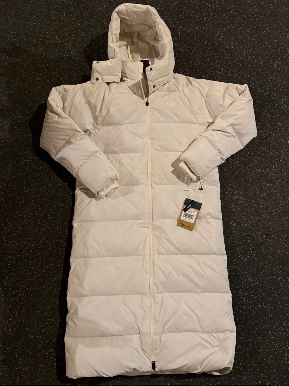 The North Face Hydrenalite Long Down Parka White Dune L